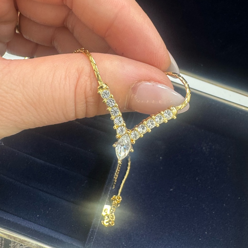 Christian Dior vintage gold plated necklace - Picture 11 of 15